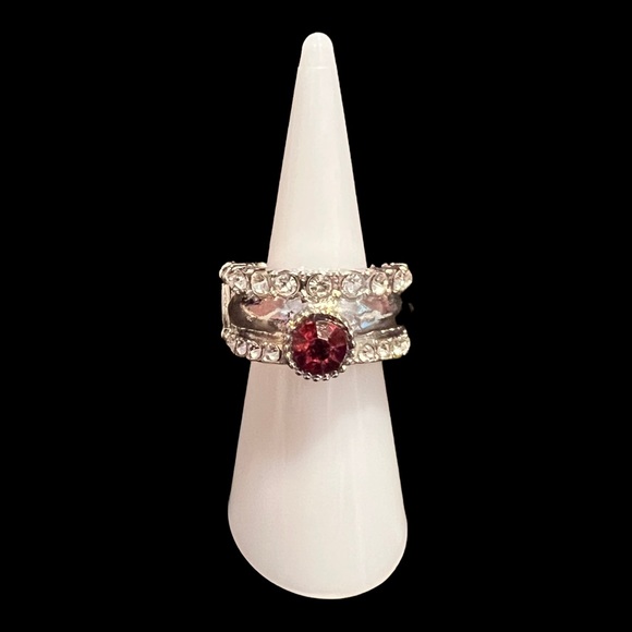 NWOT Statement Rings Bundle 3 Rings Bundle Jewelry Stretch Statement Rings - Picture 4 of 7